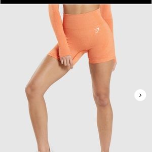 Gymshark shorts in orange